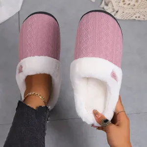 PlushChic Slippers : Cozy Elegance