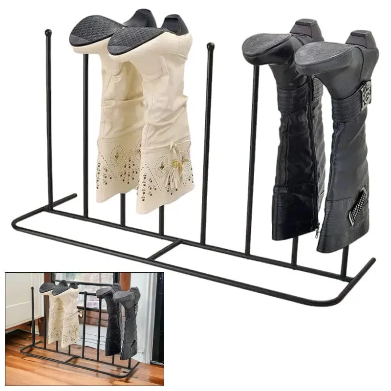 Welly Boot Rack Drying Stand for 4 Pairs of Boots